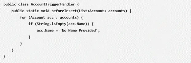 Example of Apex Code