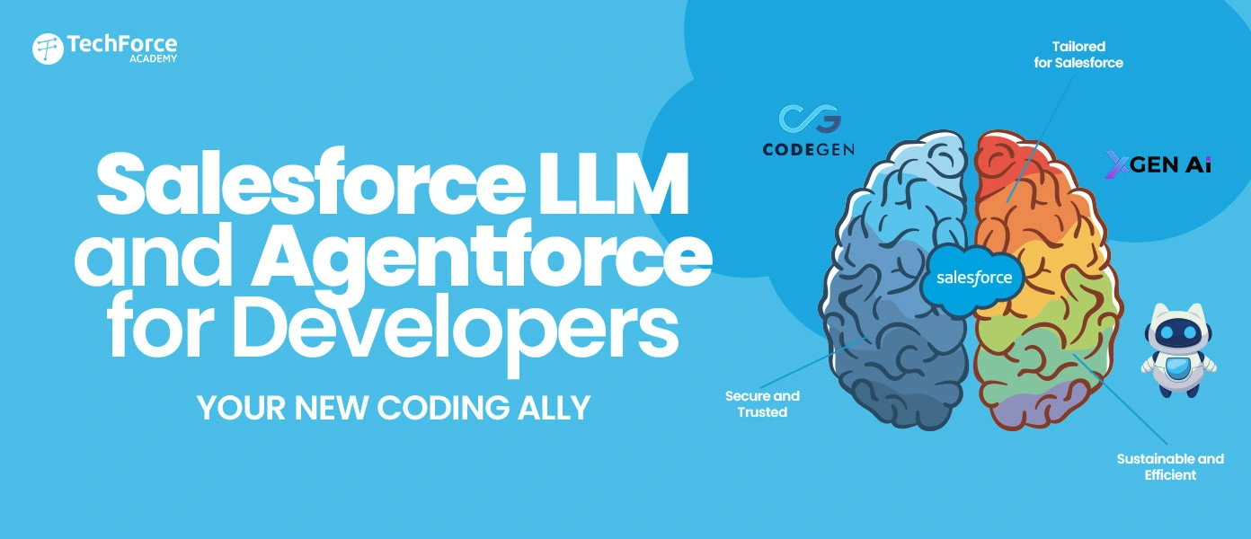 Salesforce LLM and Agentforce, designed to assist developers as innovative coding partners.