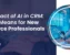 A guide on 'The Impact of AI in CRM: What It Means for New Salesforce Professionals in 2025'. TechForce Academy logo visible.