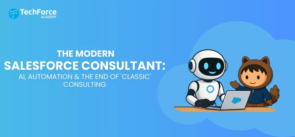 The Modern Salesforce Consultant: AI, Automation & the End of 'Classic' Consulting. A complete guide.